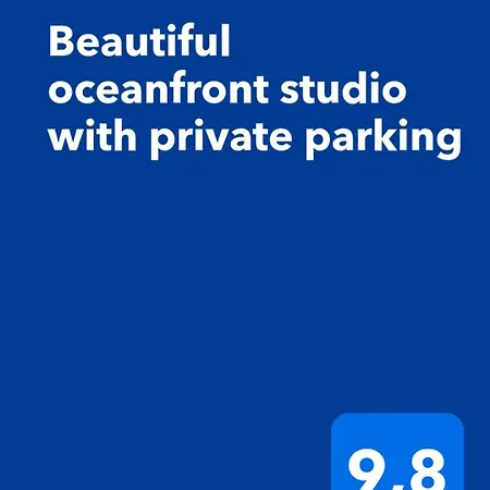 Beautiful Oceanfront With Private Parking *